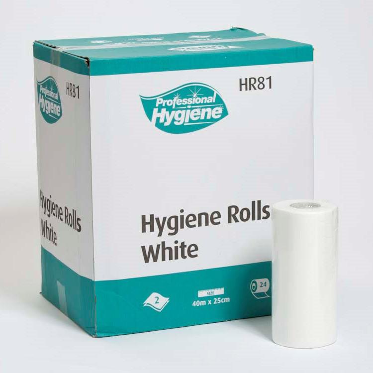 Hygiene/Couch Roll 2 ply White 10inch
